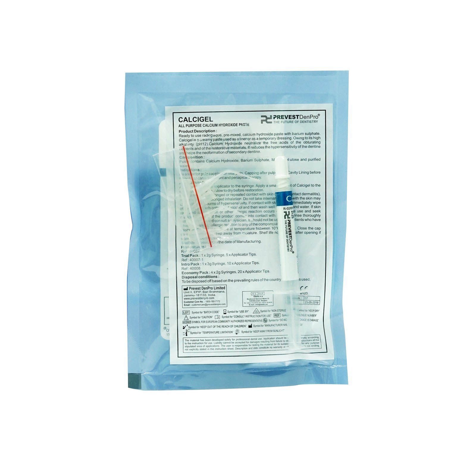 Prevest Denpro Calcigel Calcium Hydroxide Paste 1