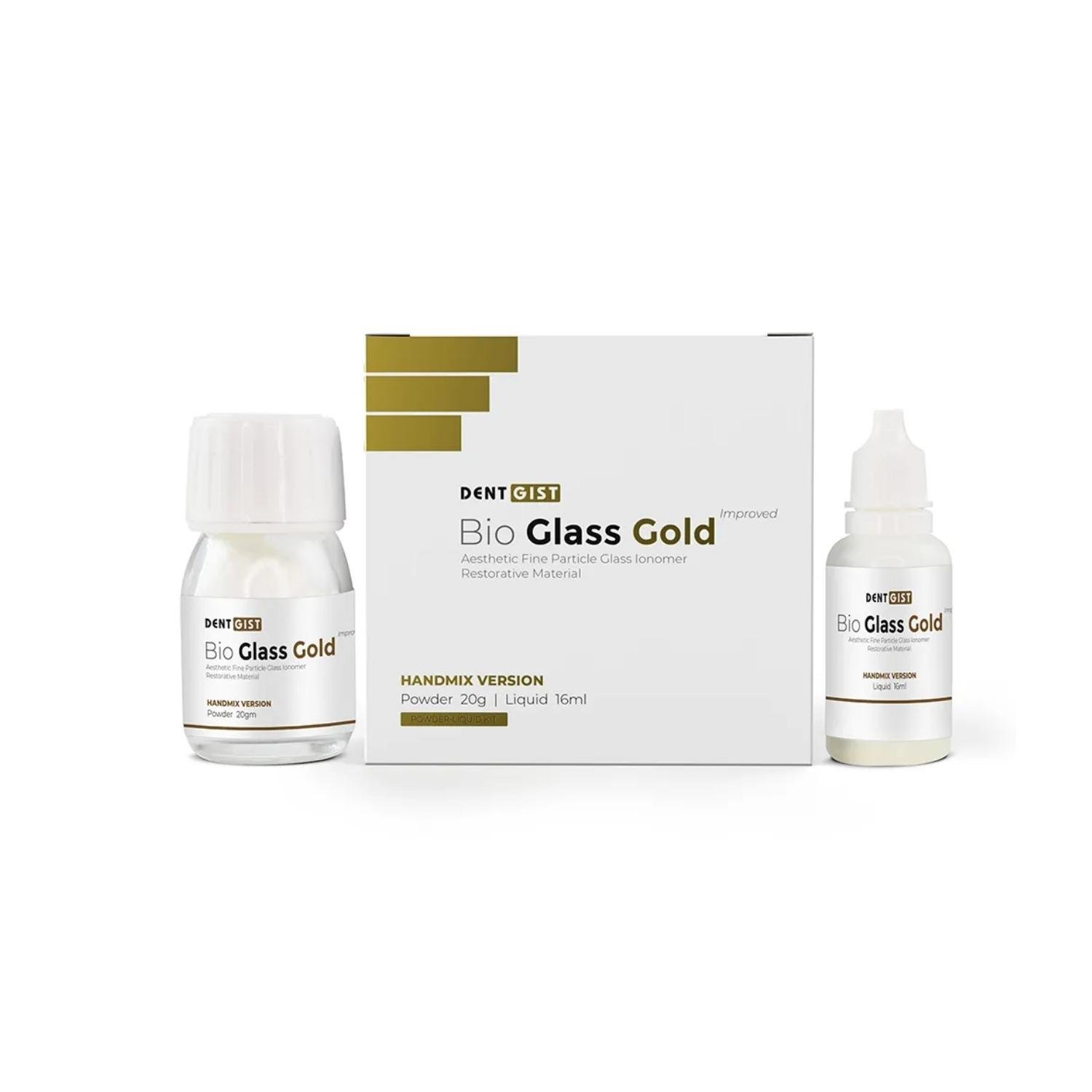 DentGist Bio Glass Gold Restorative GIC (Big Pack)