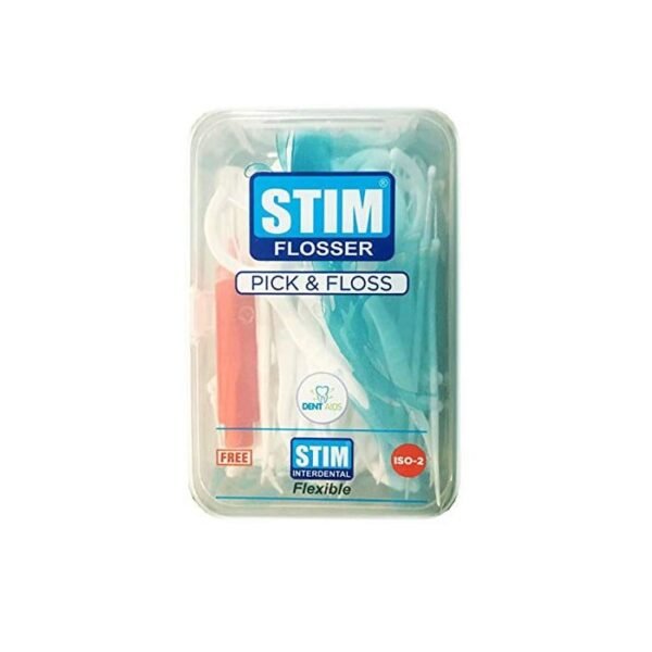 Stim Dental Floss Stick Flosser Tooth Picks Oral Care Premium Quality Pack of 3