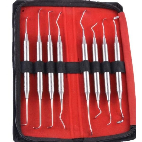 GDC Sinus Lifting Instrument Set Of 8 In Pouch (IMPSLP8)