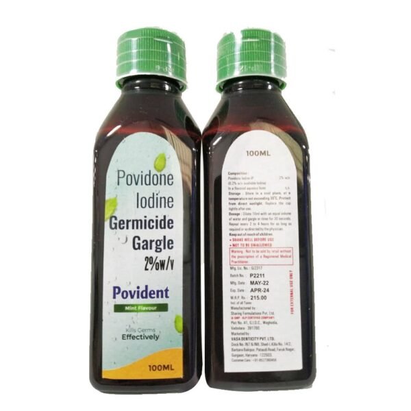 Povident Germicide Gargle 2%( Pack of 12)